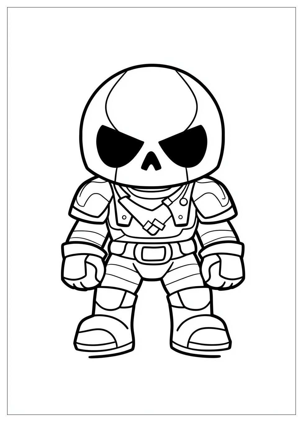 Leon Brawl Stars Ausmalbilder 7