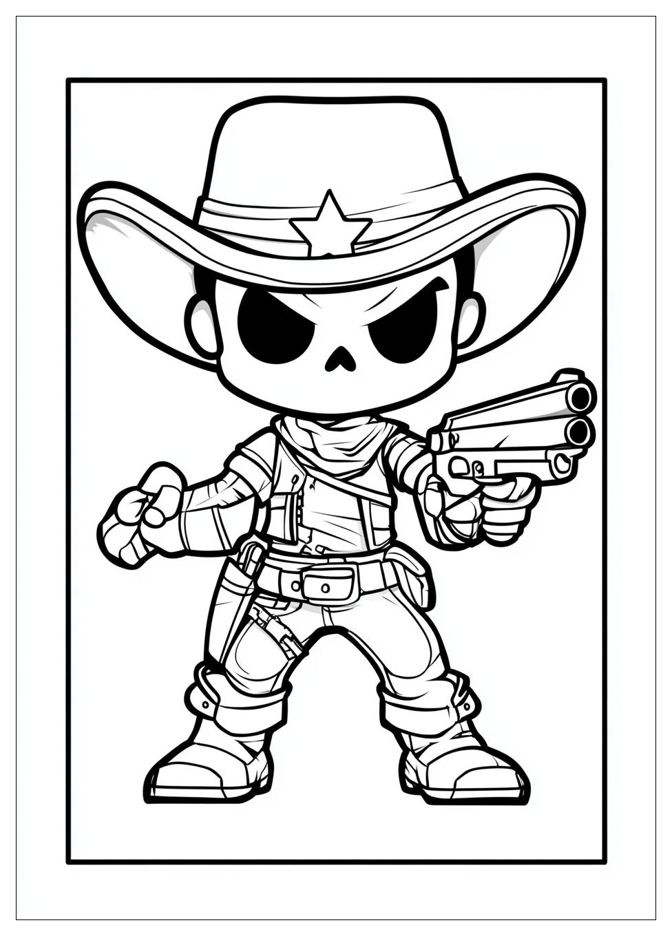 Leon Brawl Stars Ausmalbilder 8