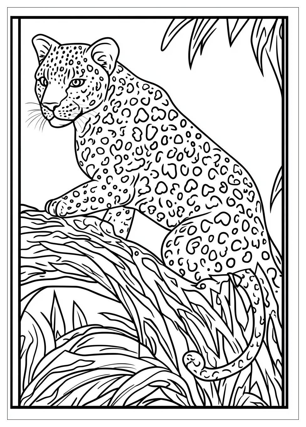 Leopard Ausmalbilder 19