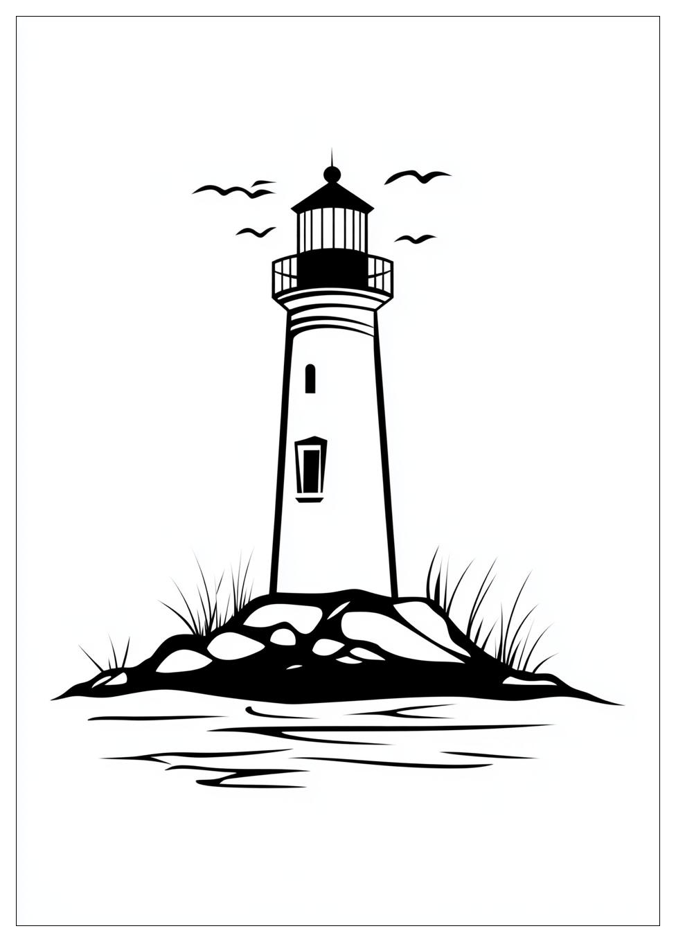 Leuchtturm Ausmalbilder 14
