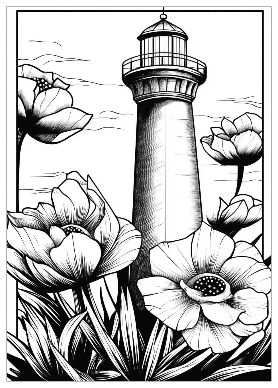 Leuchtturm Ausmalbilder 16