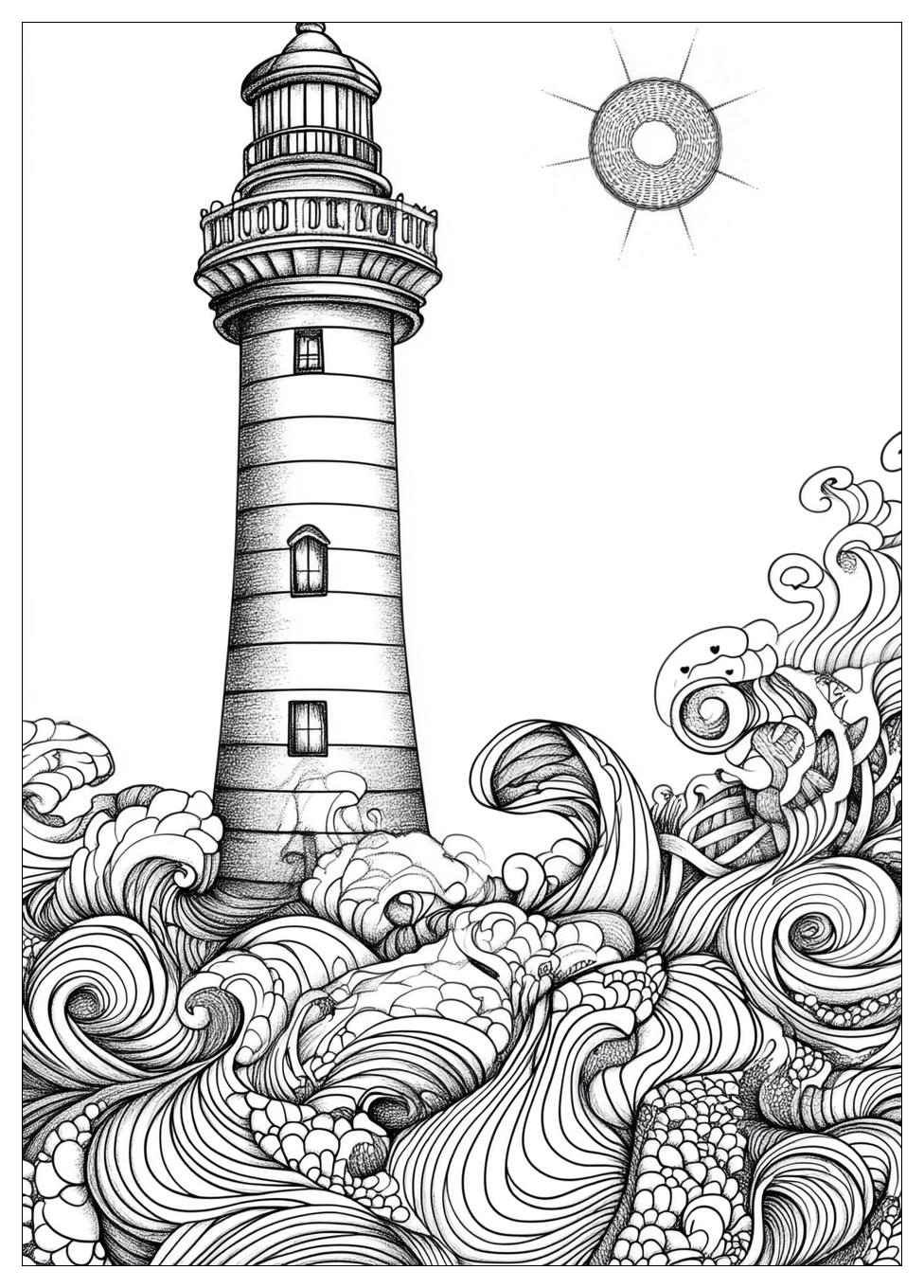 Leuchtturm Ausmalbilder 22