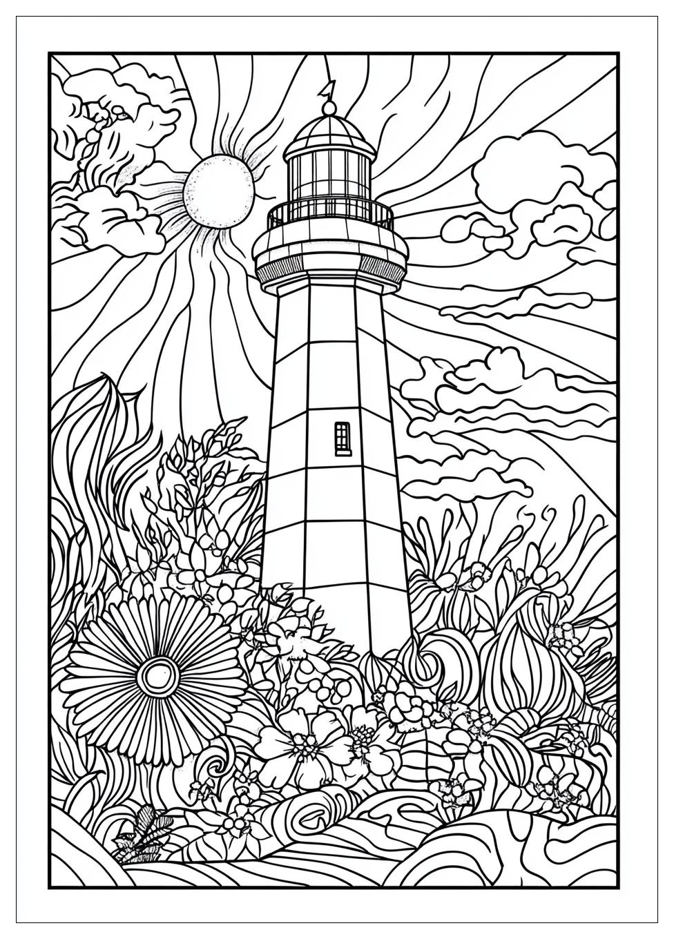 Leuchtturm Ausmalbilder 7
