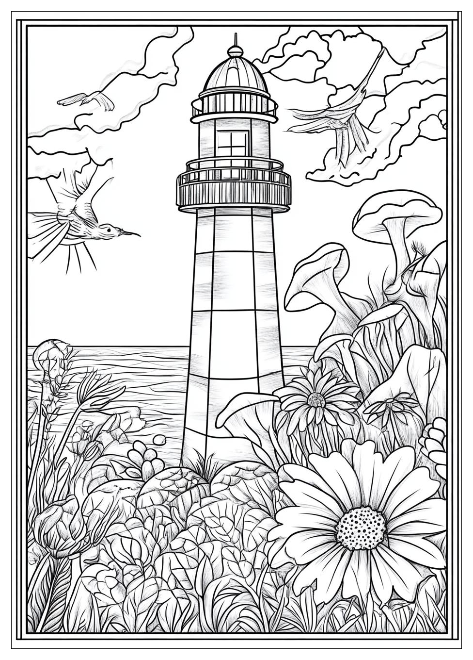 Leuchtturm Ausmalbilder 9