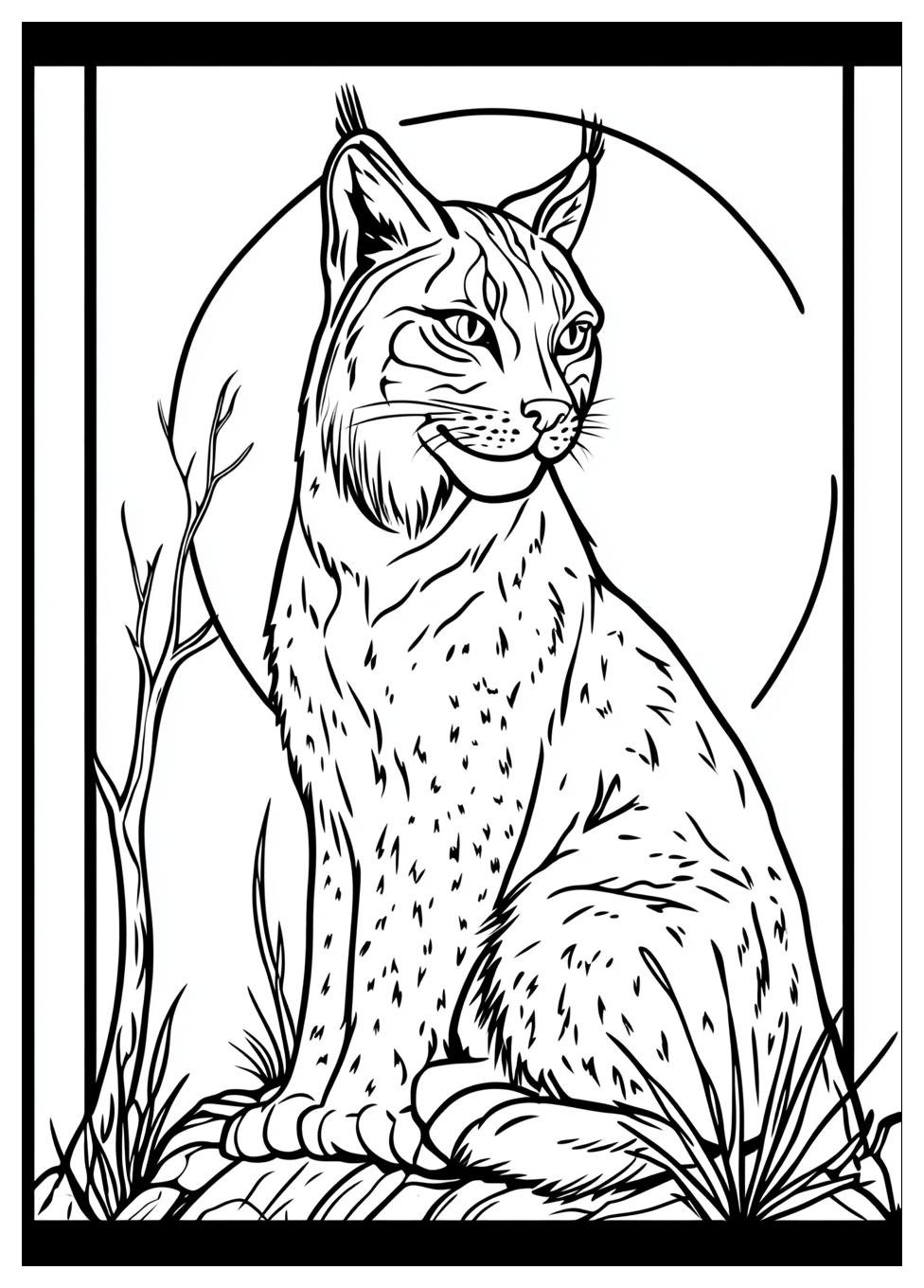 Luchs Ausmalbilder 10