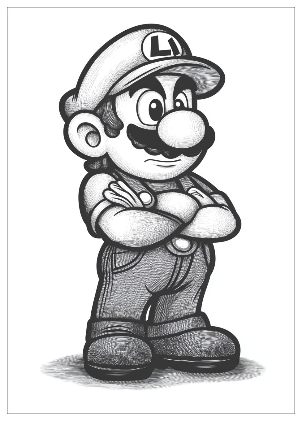 Luigi Ausmalbilder 10