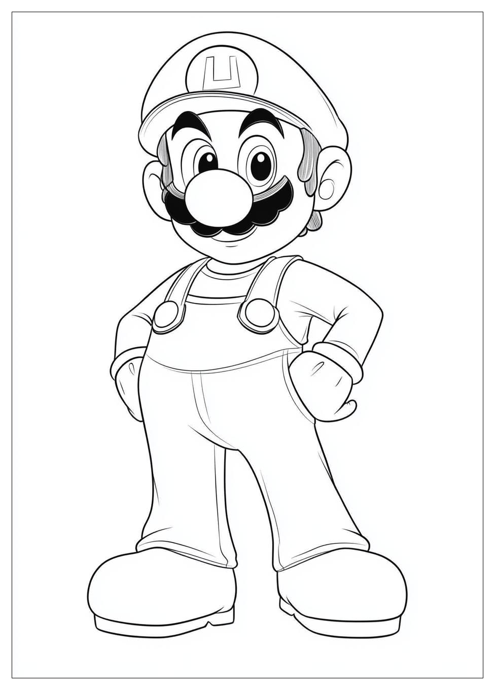 Luigi Ausmalbilder 13