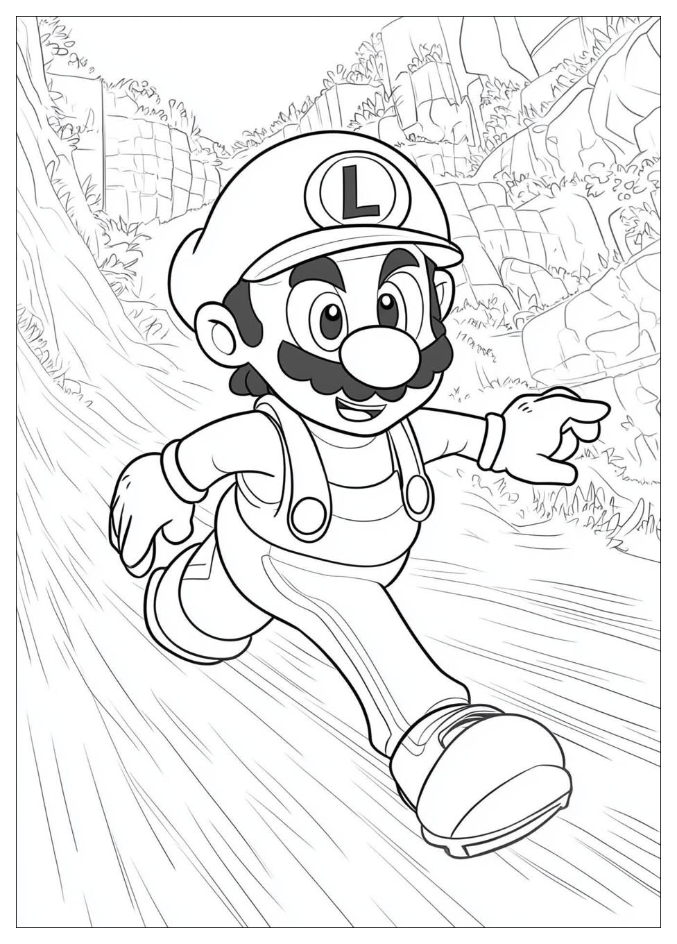 Luigi Ausmalbilder 15