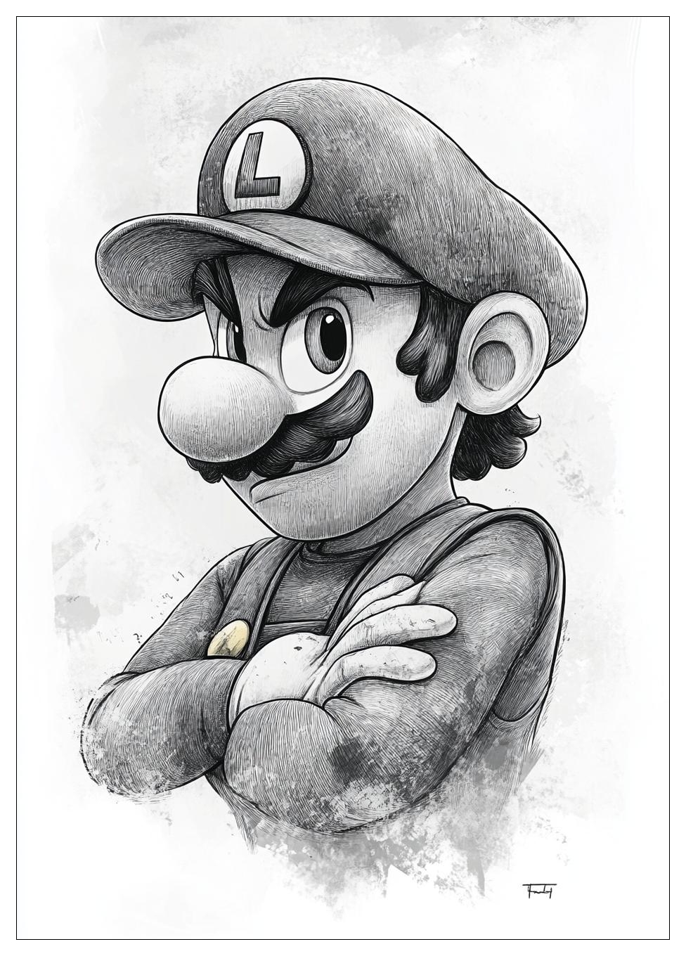 Luigi Ausmalbilder 23