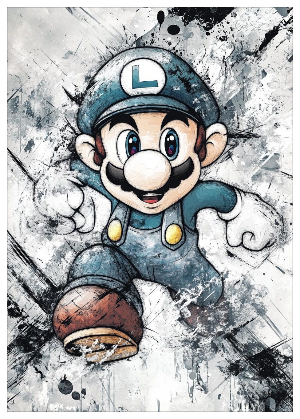 Luigi Ausmalbilder 5