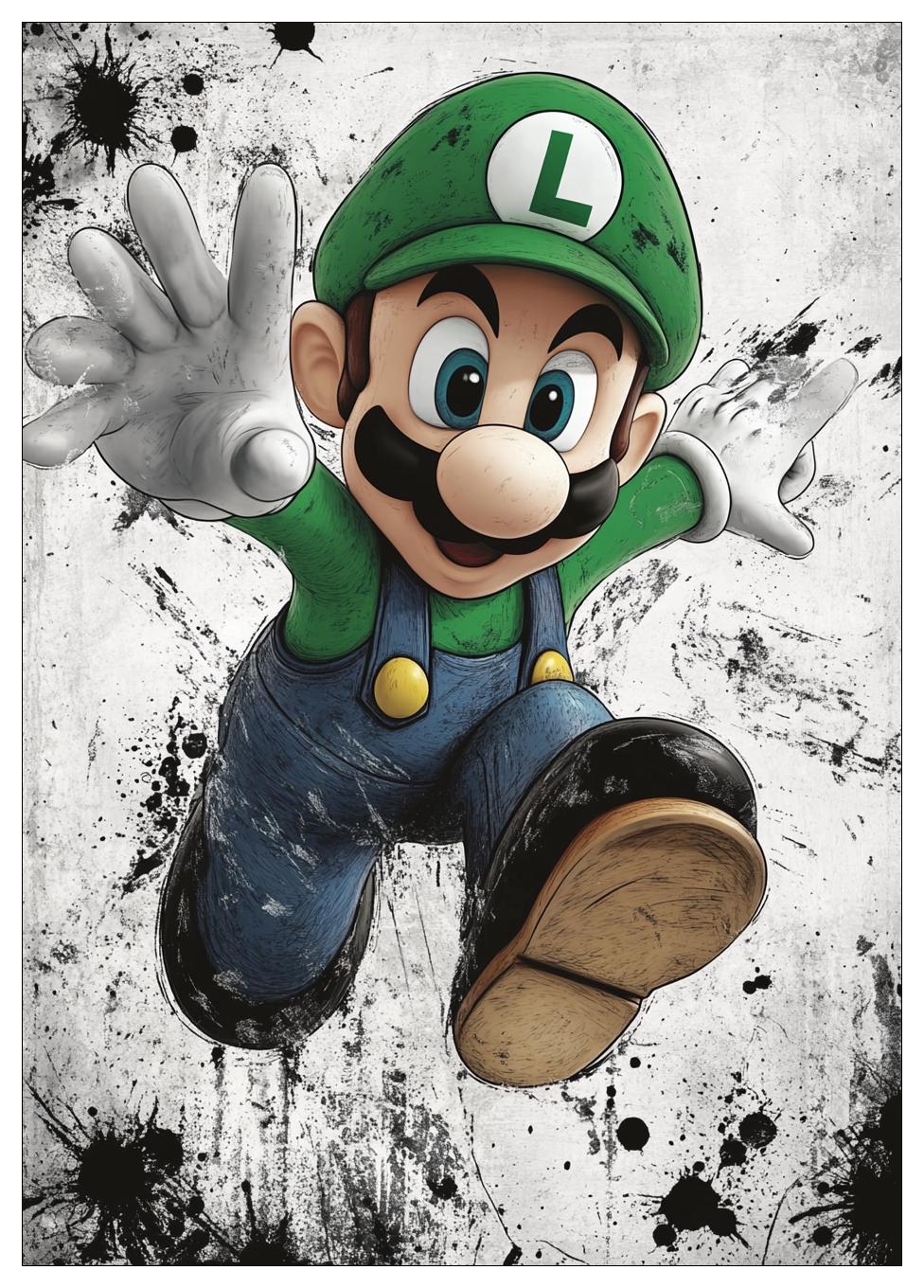 Luigi Ausmalbilder 8