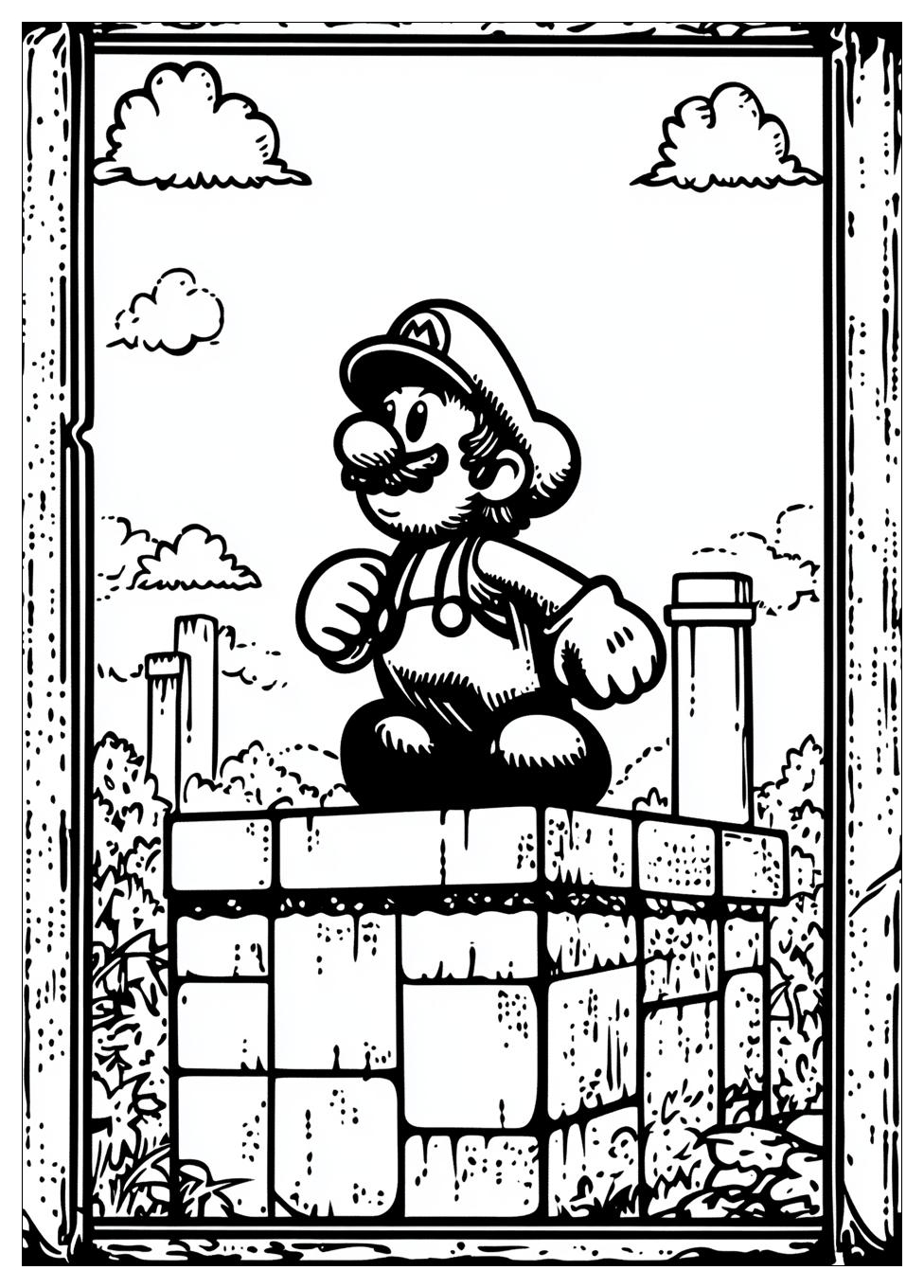 Mario Bros Ausmalbilder 1