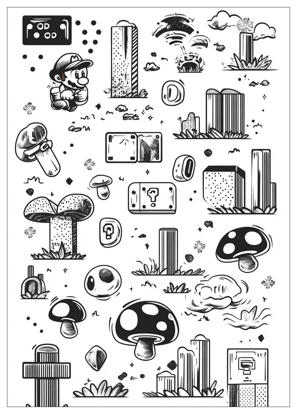 Mario Bros Ausmalbilder 18