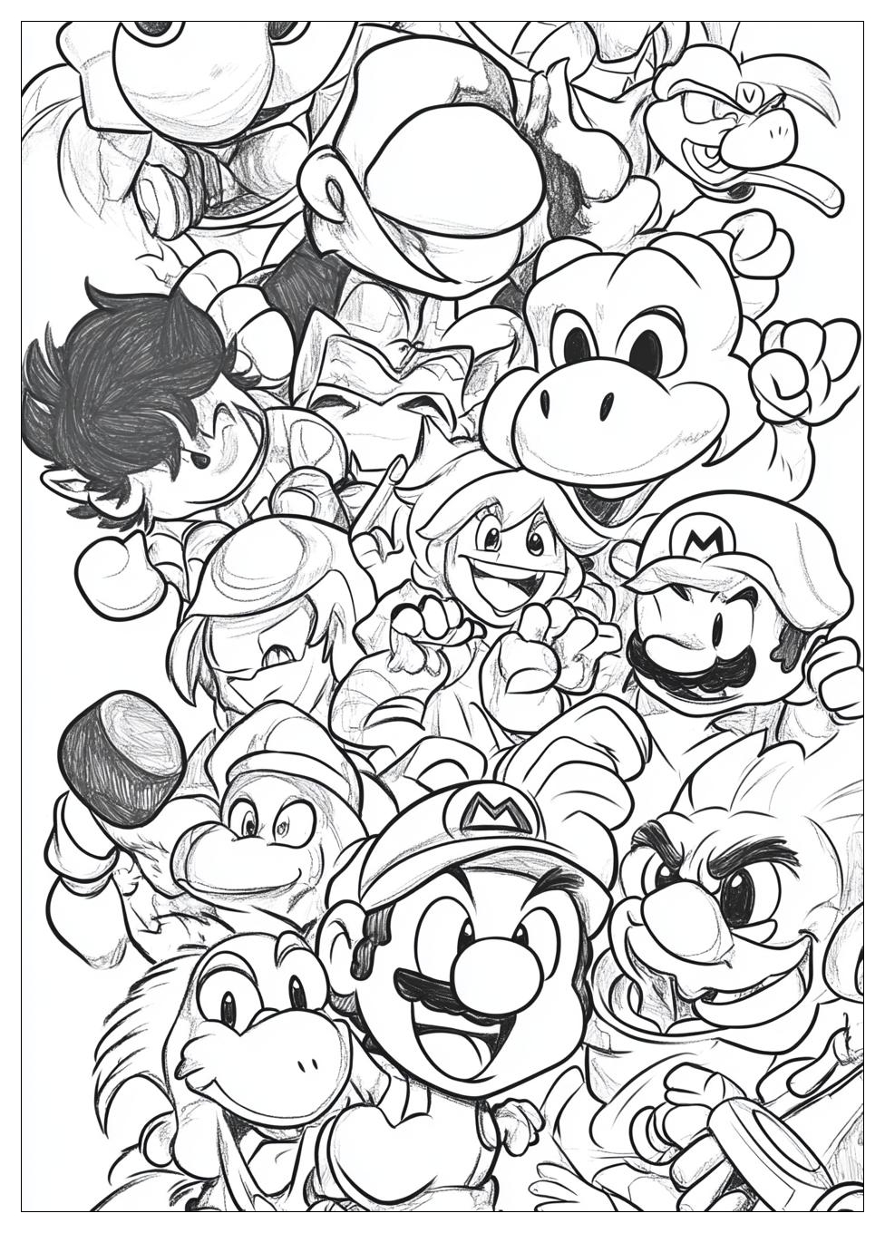 Mario Bros Ausmalbilder 3