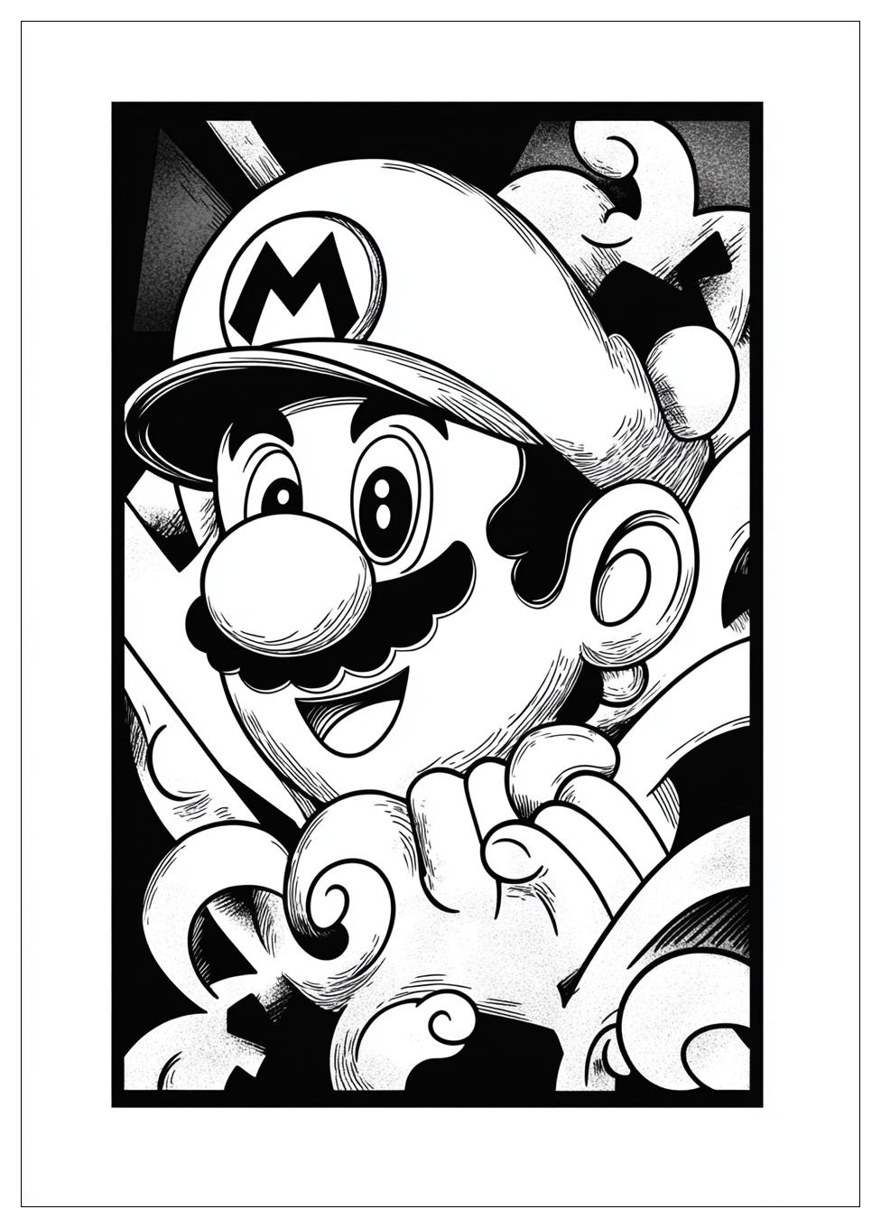 Mario Bros Ausmalbilder 8