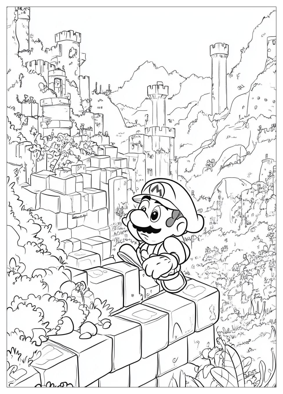 Mario Bros Super Mario Ausmalbilder 5