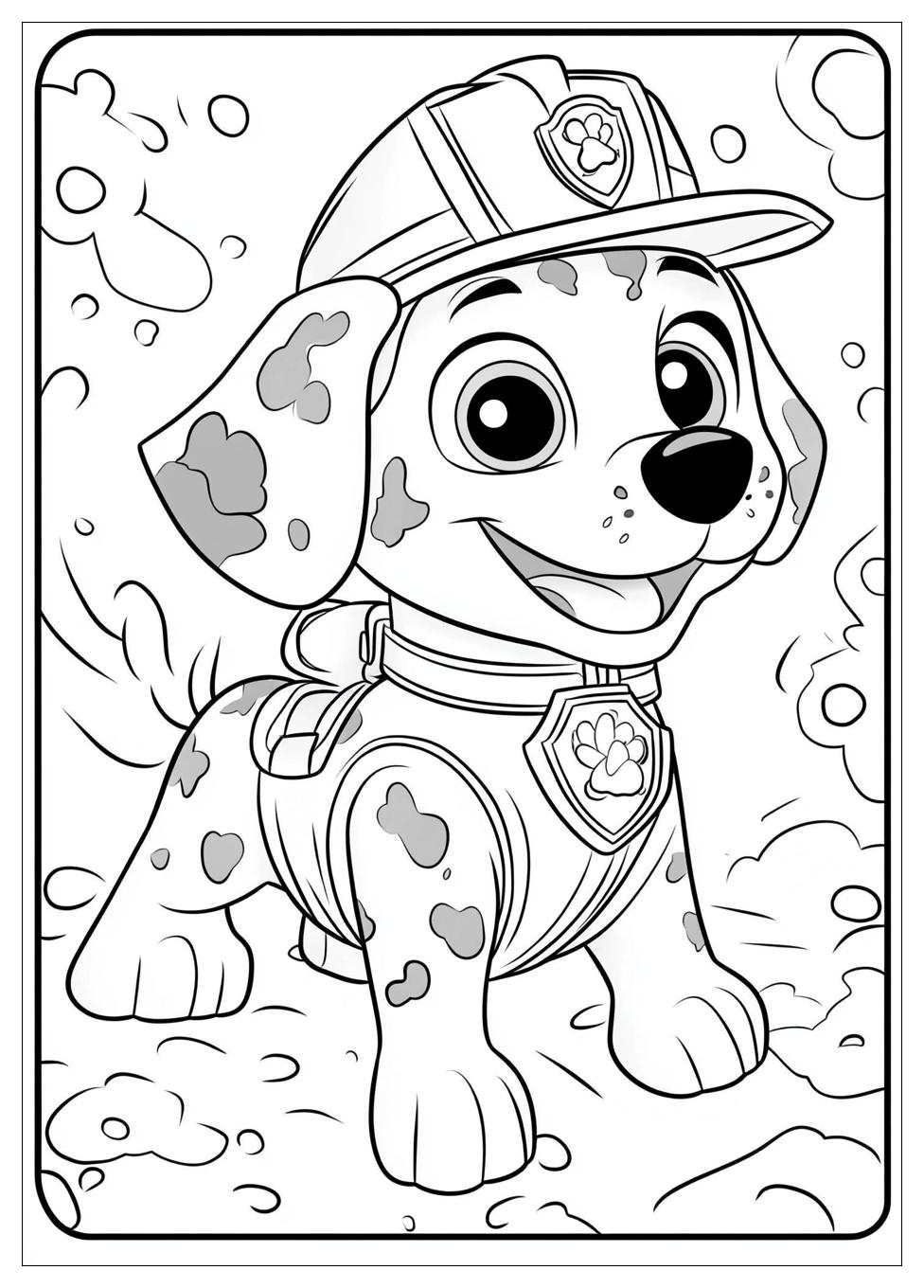 Marshall Paw Patrol Ausmalbilder 12