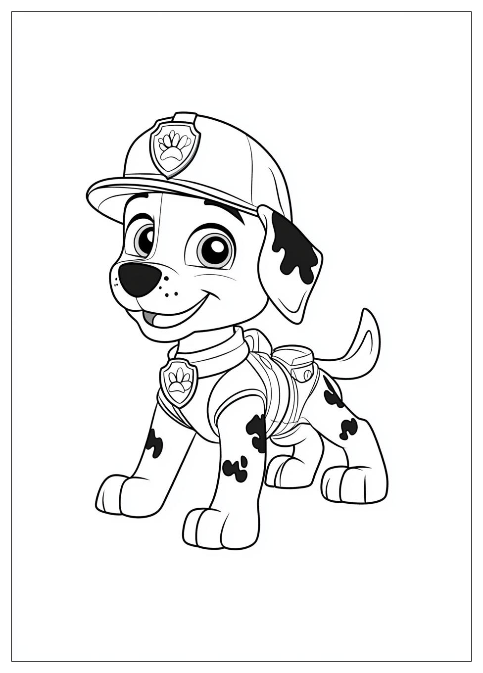 Marshall Paw Patrol Ausmalbilder 14