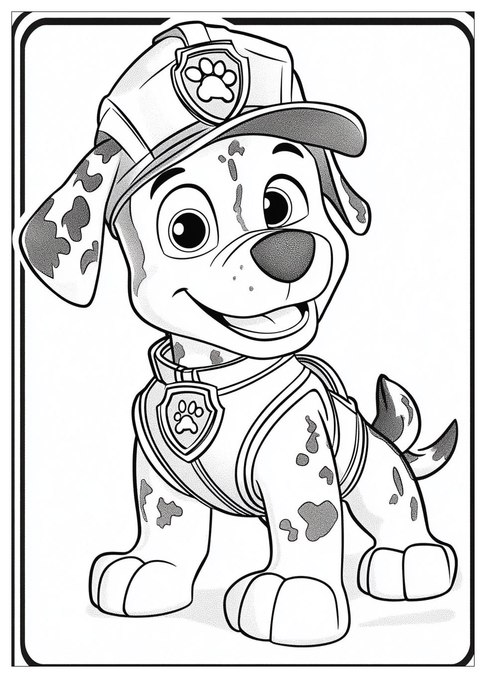 Marshall Paw Patrol Ausmalbilder 16
