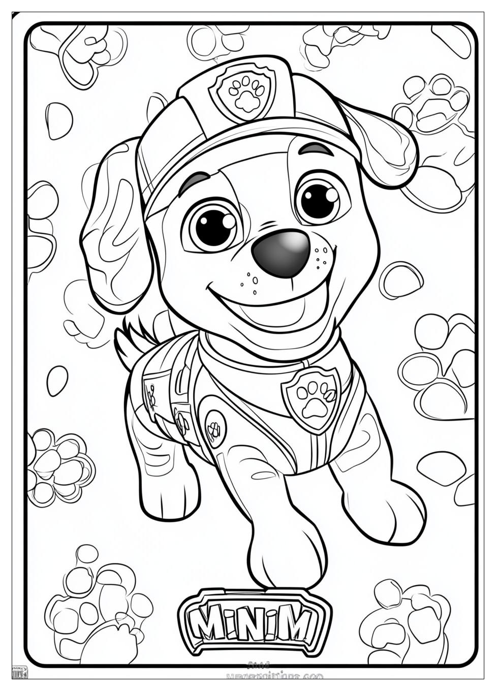 Marshall Paw Patrol Ausmalbilder 18