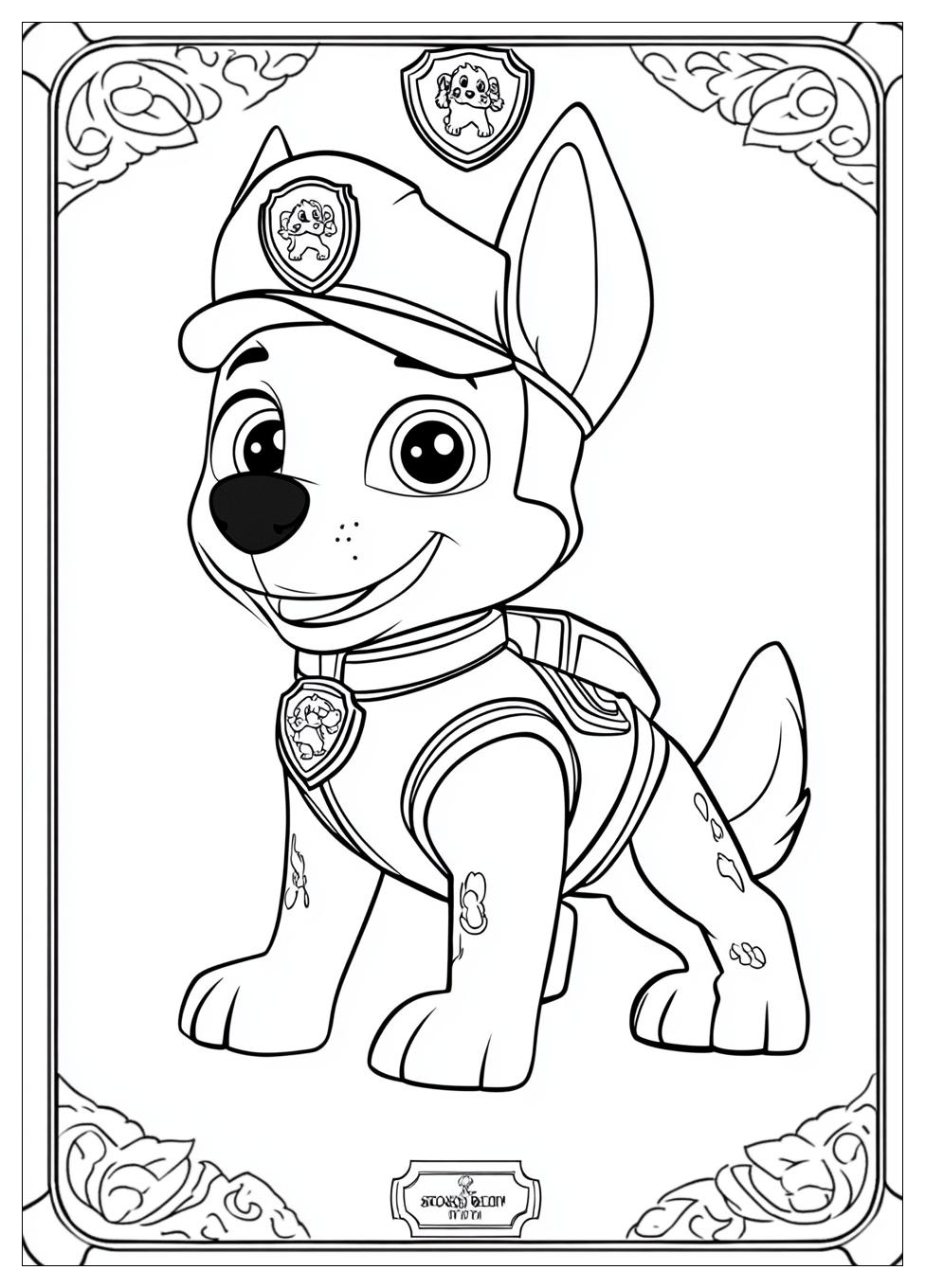 Marshall Paw Patrol Ausmalbilder 19