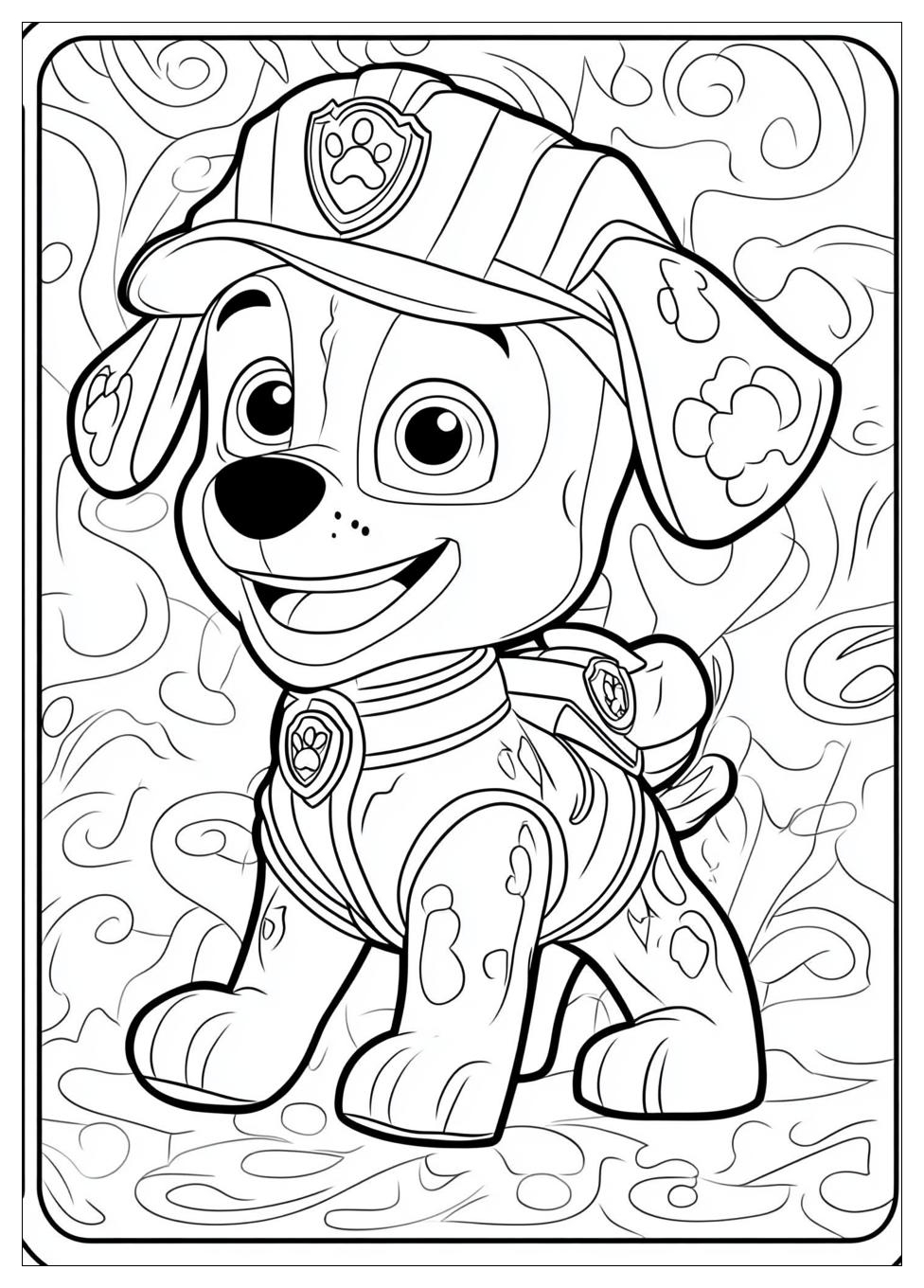 Marshall Paw Patrol Ausmalbilder 2