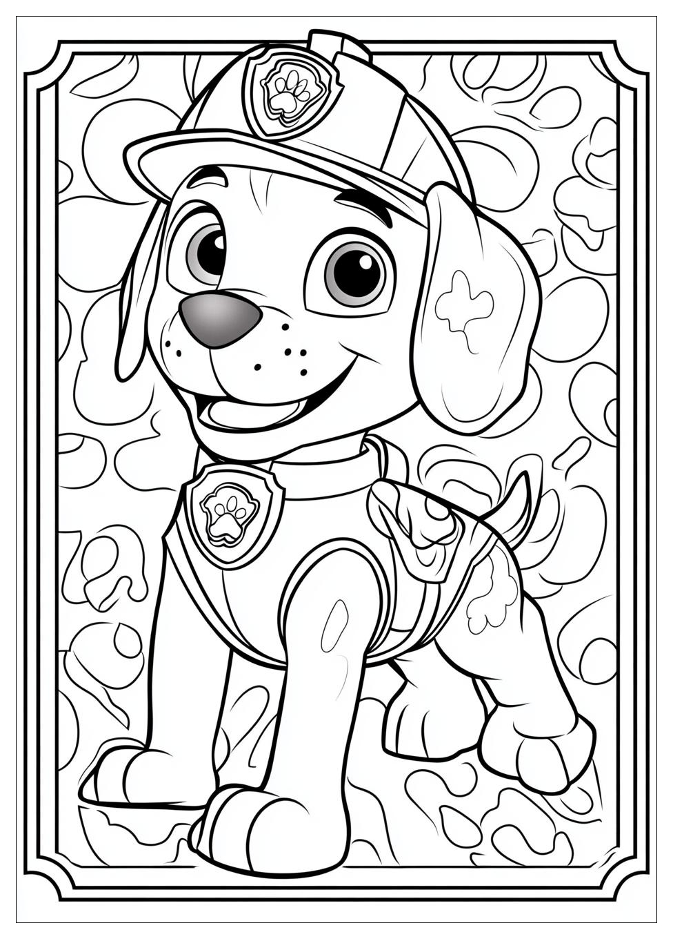 Marshall Paw Patrol Ausmalbilder 23