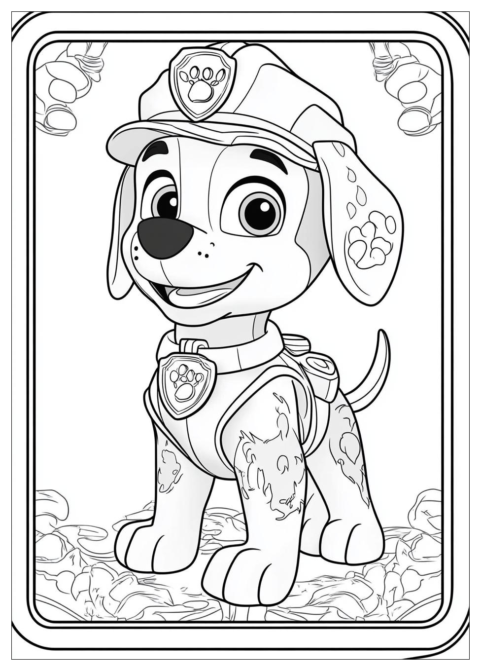 Marshall Paw Patrol Ausmalbilder 24