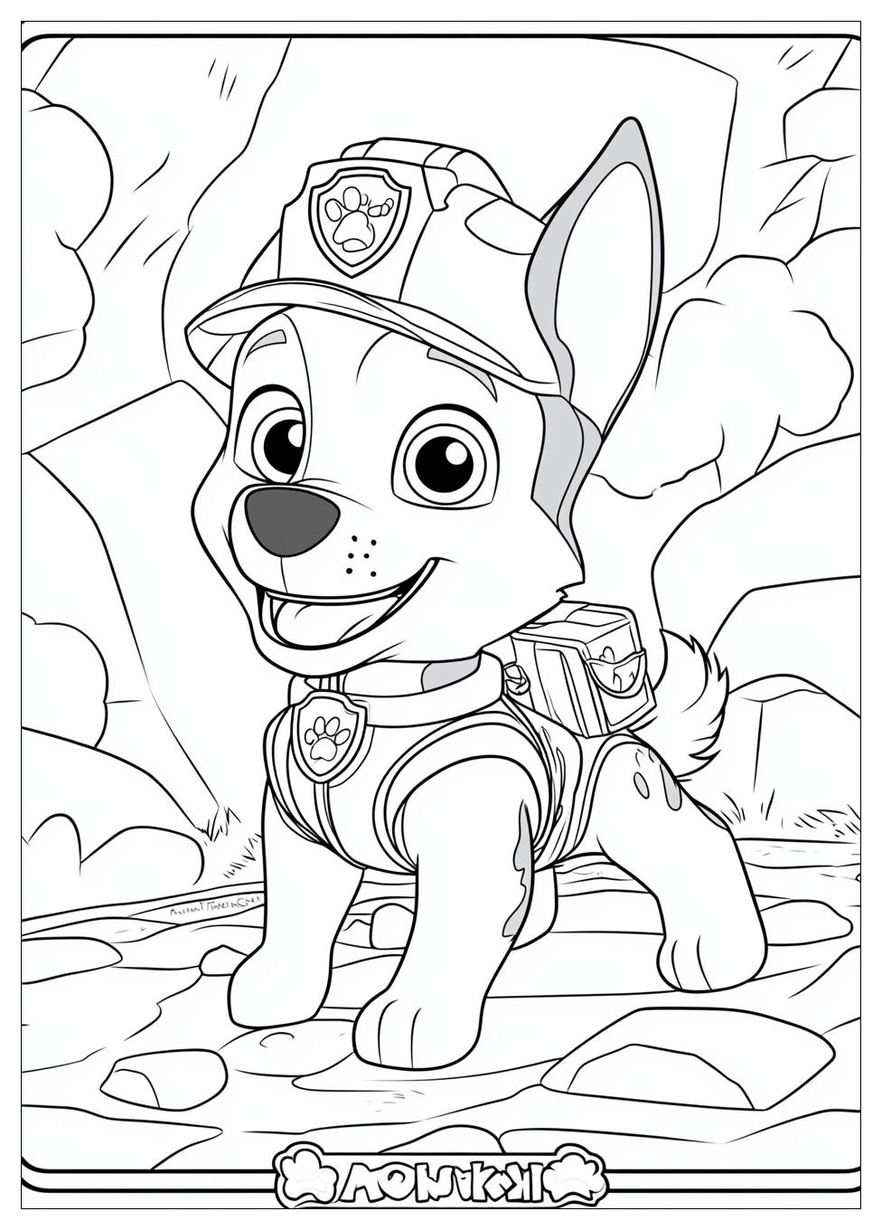 Marshall Paw Patrol Ausmalbilder 4