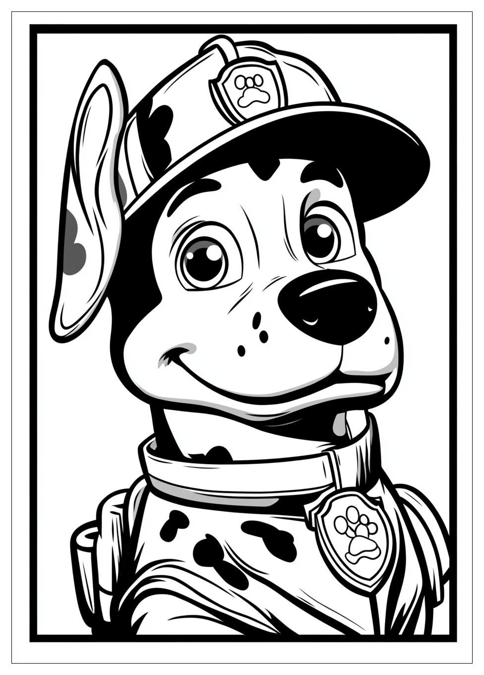 Marshall Paw Patrol Ausmalbilder 5