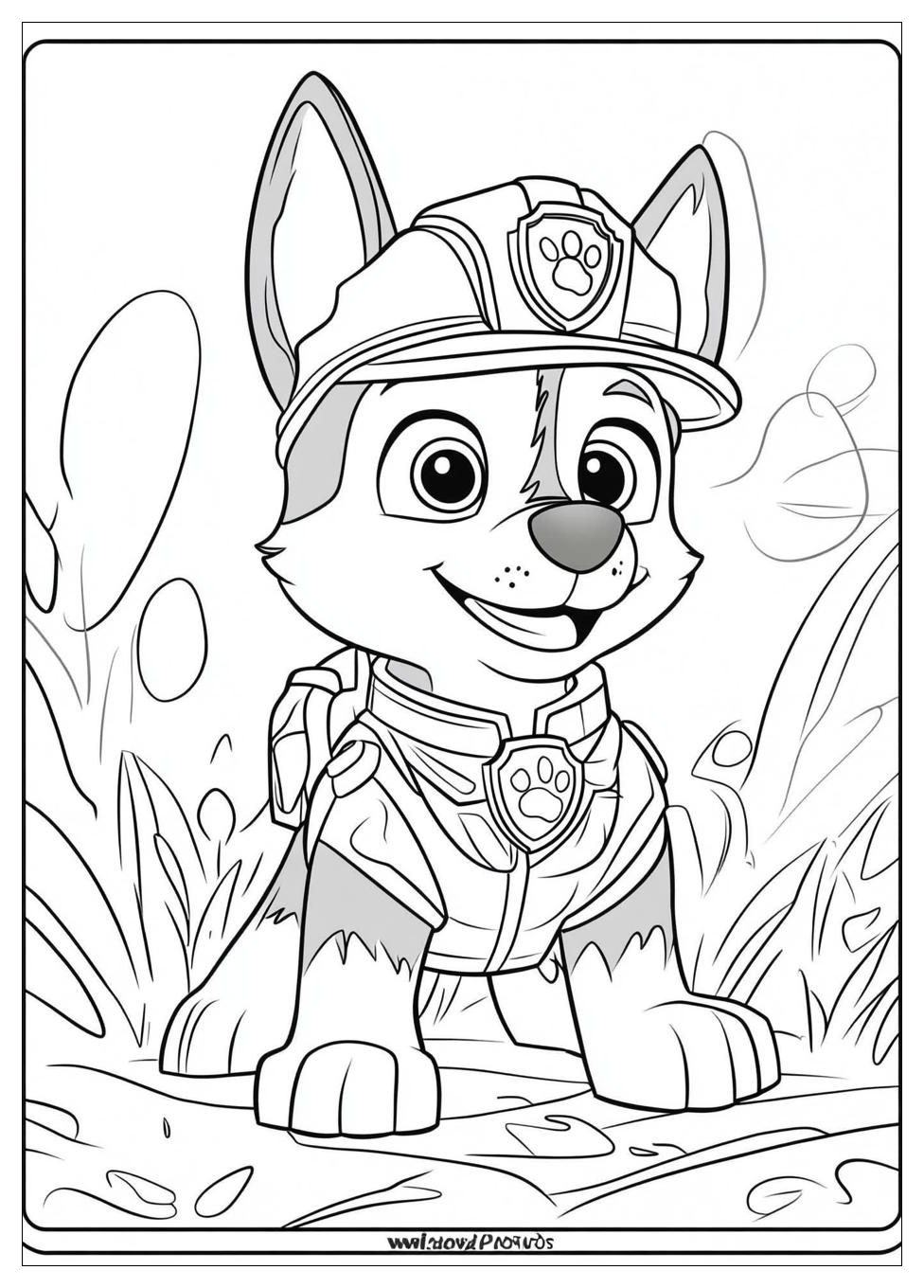 Marshall Paw Patrol Ausmalbilder 6