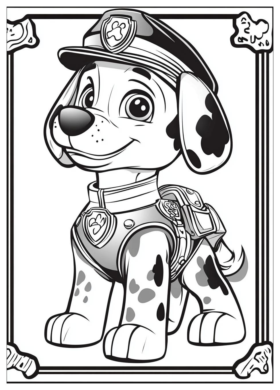 Marshall Paw Patrol Ausmalbilder 8