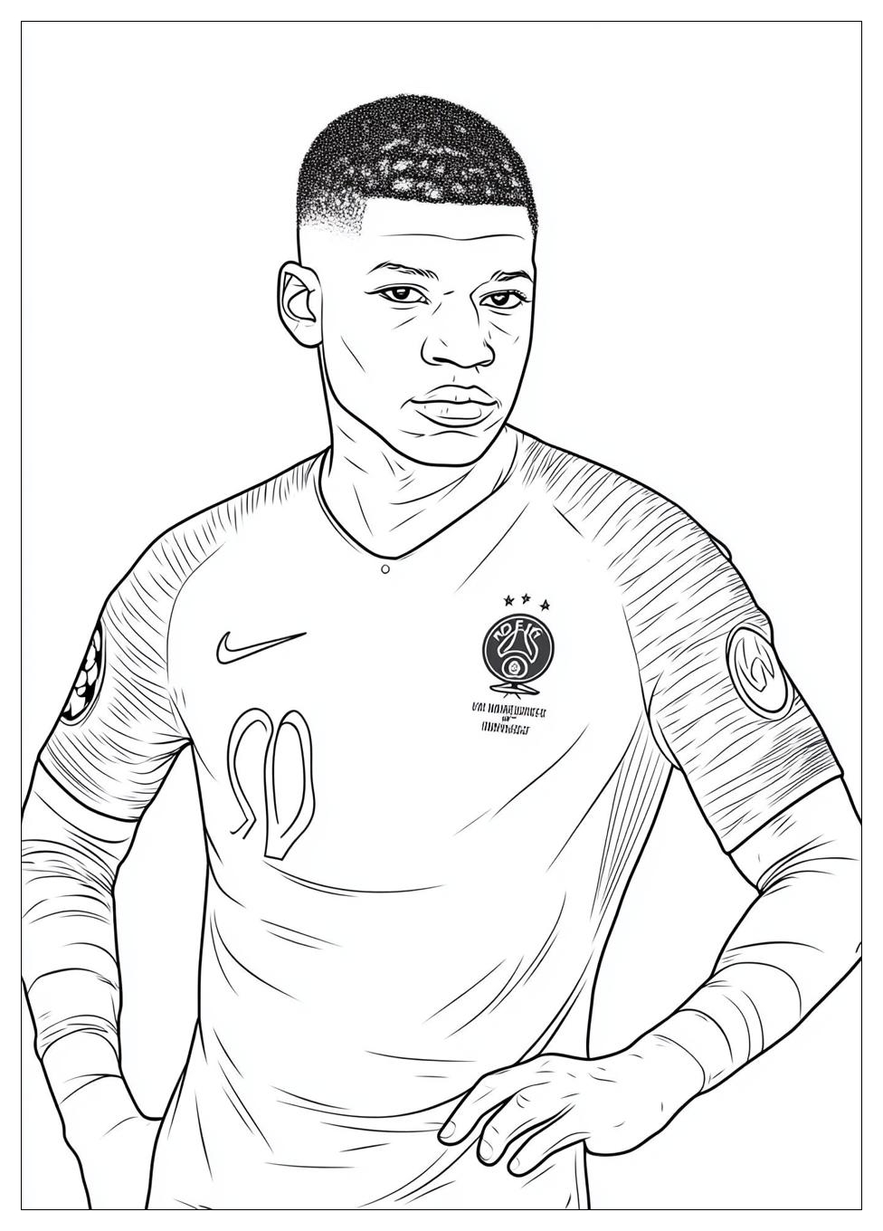 Mbappe Ausmalbilder 23