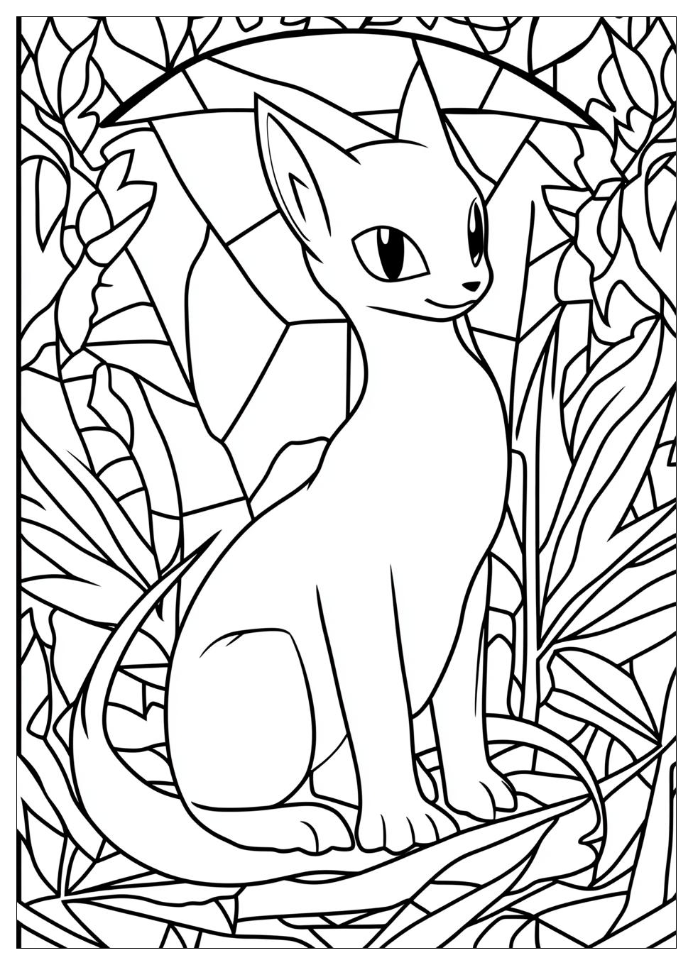 Mewtu Ausmalbilder 8