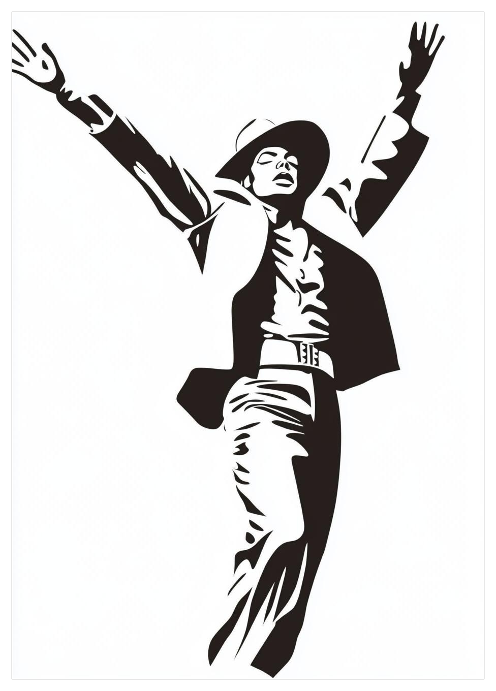 Michael Jackson Ausmalbilder 1