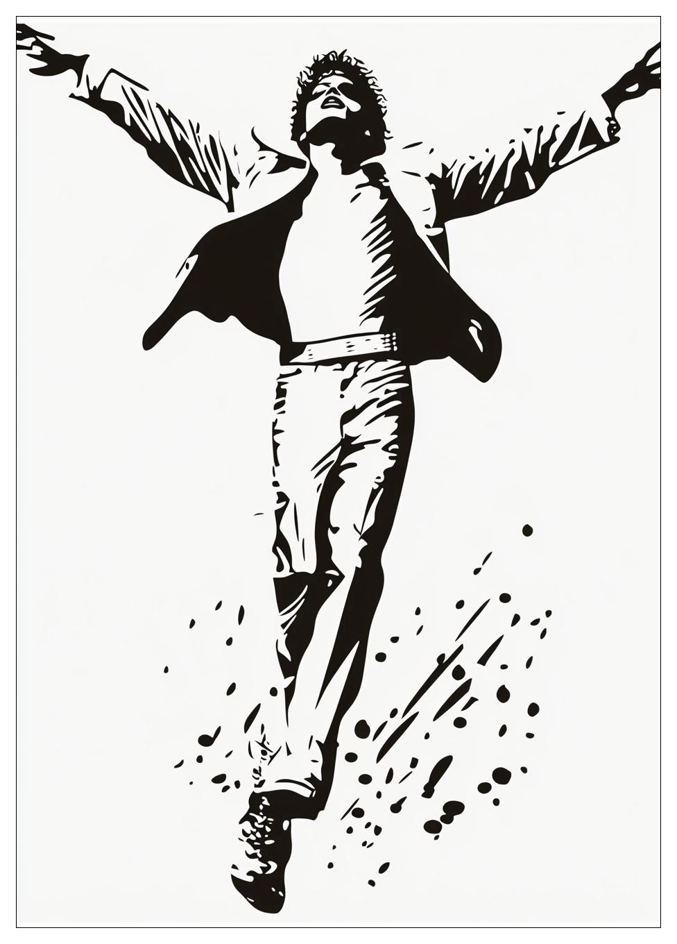 Michael Jackson Ausmalbilder 7