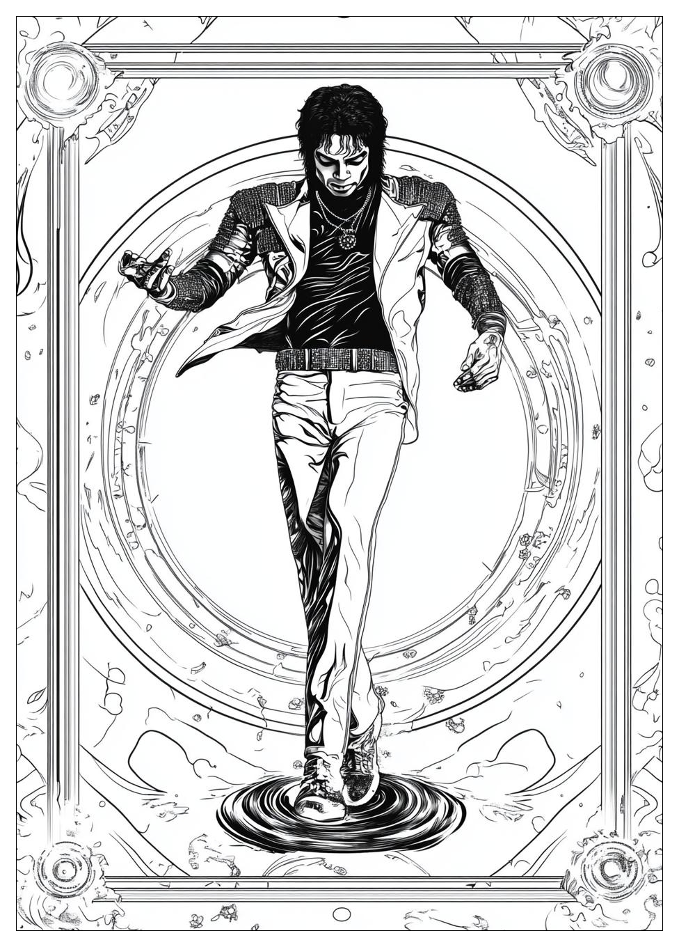 Michael Jackson Ausmalbilder 8