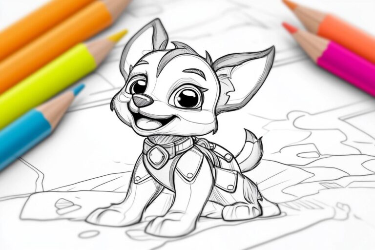 Mighty Pups Ausmalbilder : Malen mit den Paw Patrol Helden