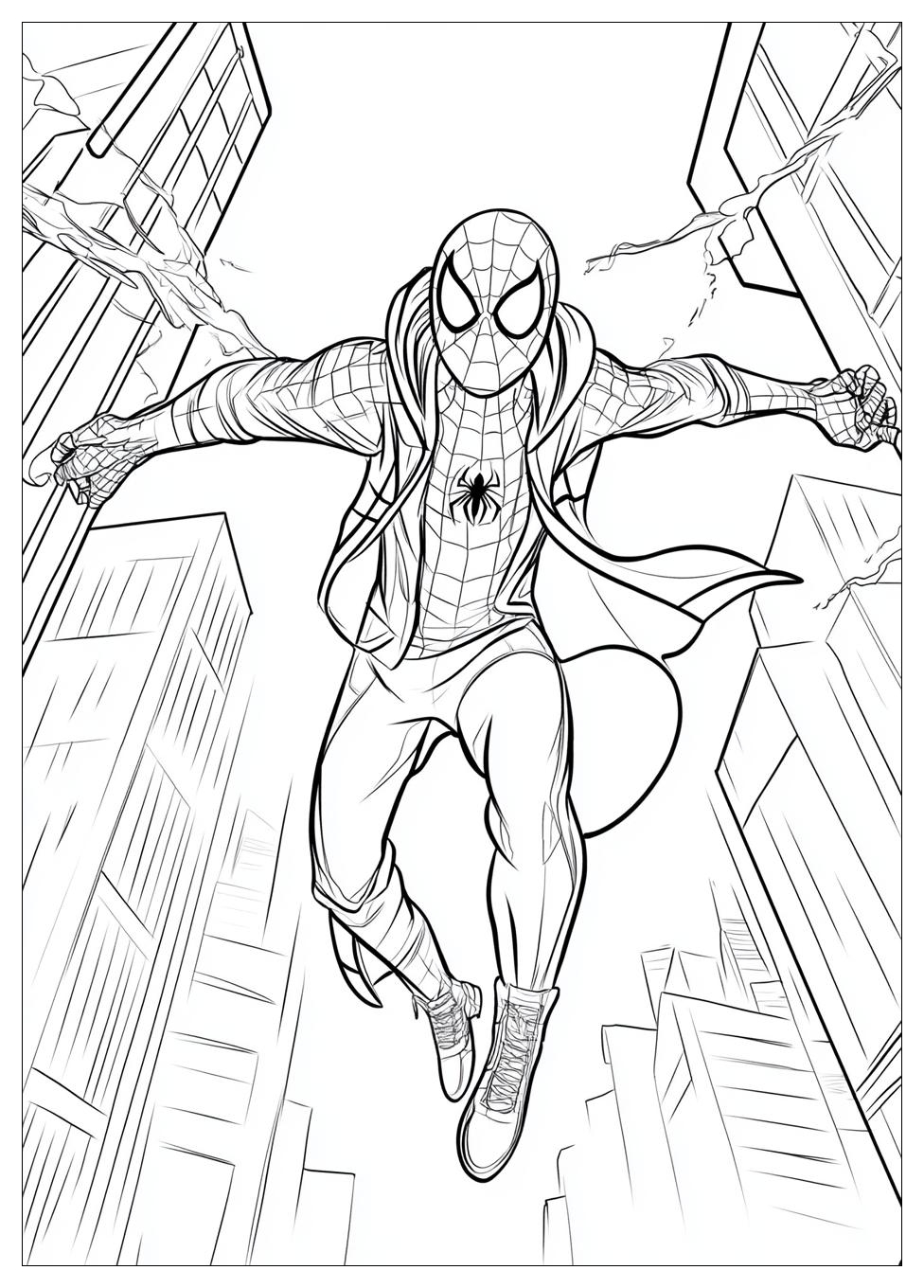 Miles Morales Ausmalbilder 16