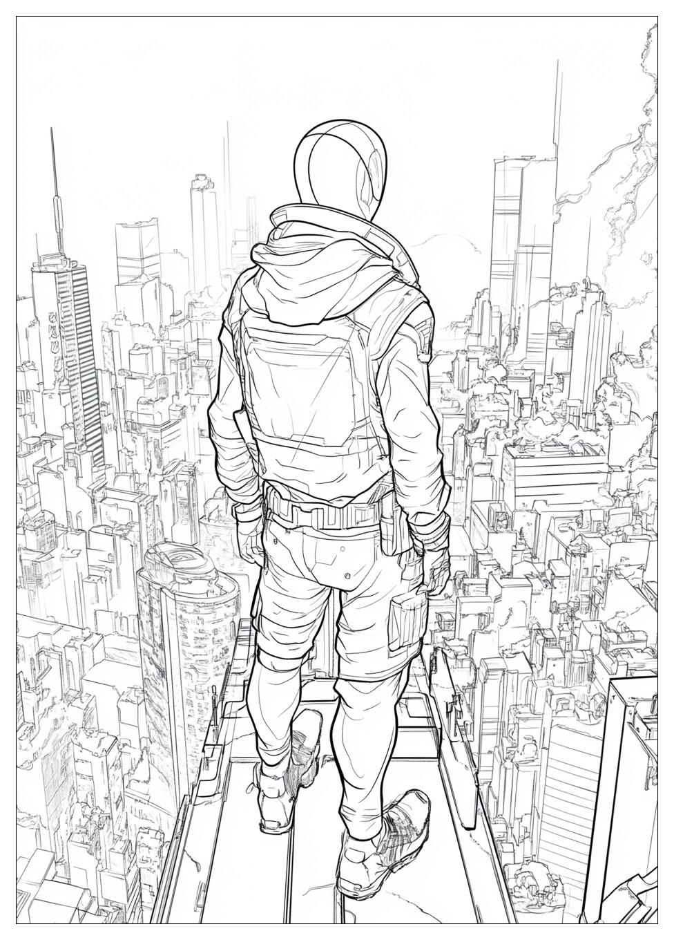 Miles Morales Ausmalbilder 19