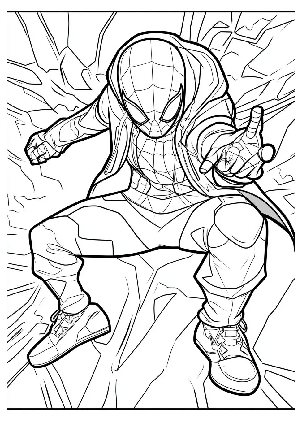 Miles Morales Ausmalbilder 4