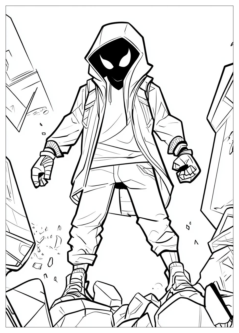 Miles Morales Ausmalbilder 5