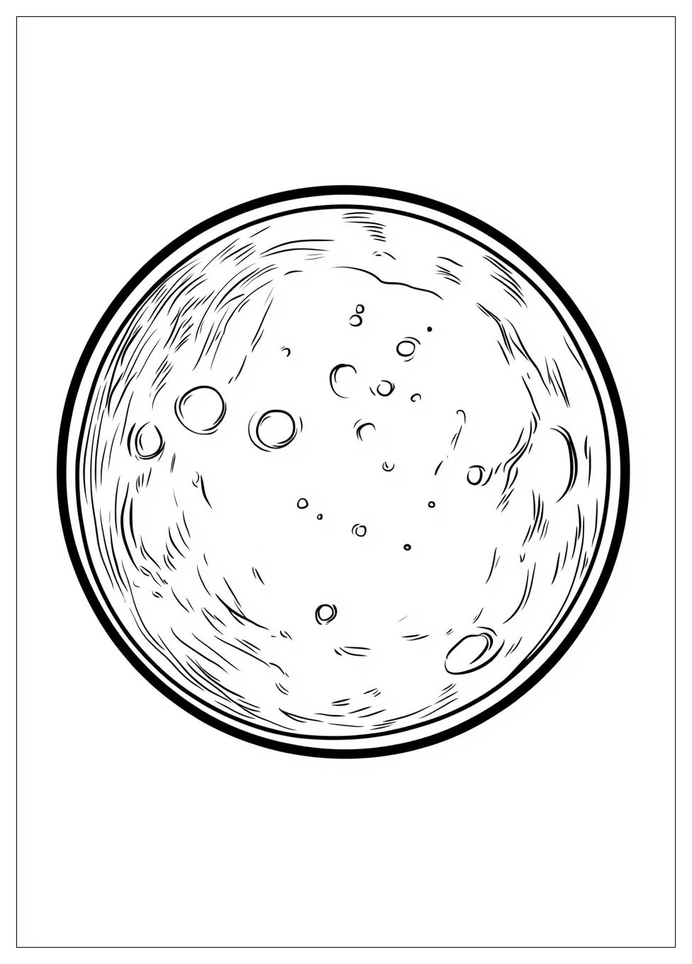 Mond Ausmalbilder 1