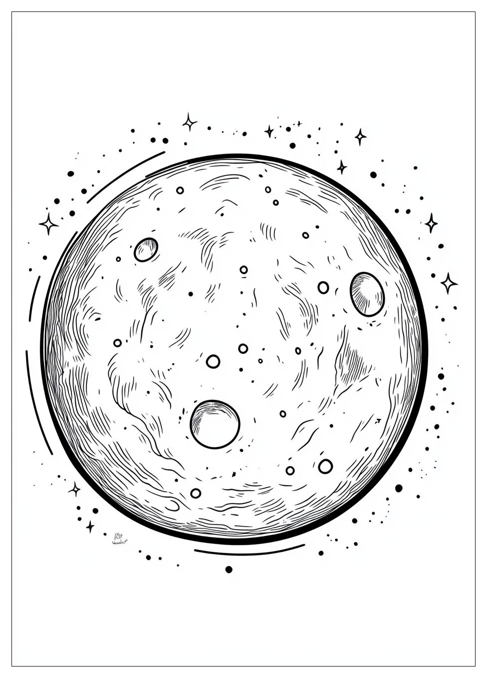 Mond Ausmalbilder 12