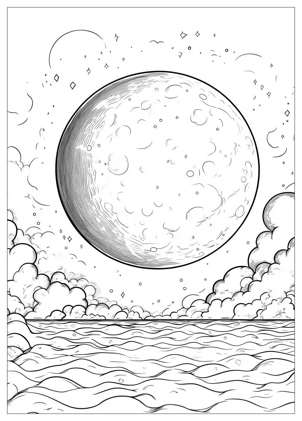 Mond Ausmalbilder 13