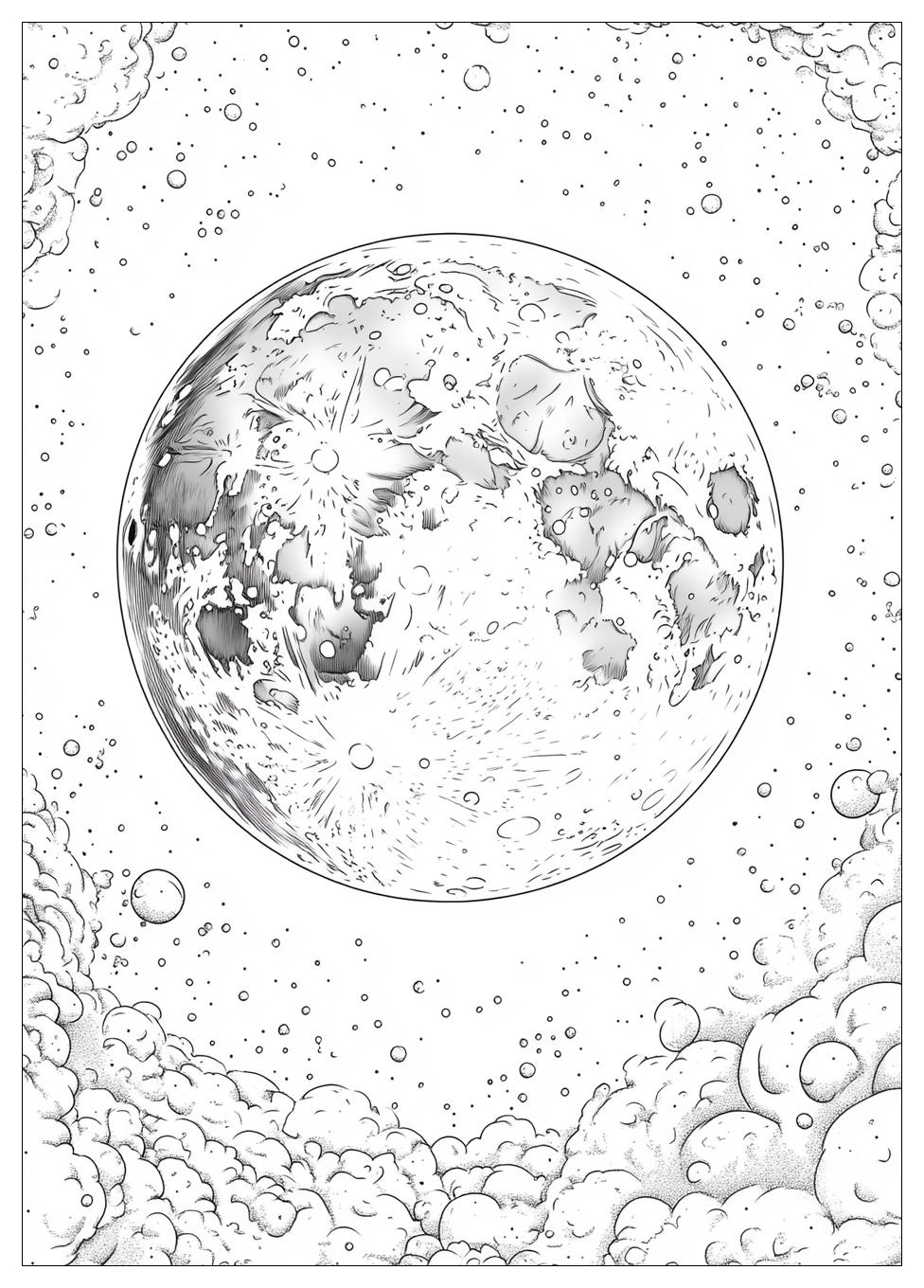 Mond Ausmalbilder 15