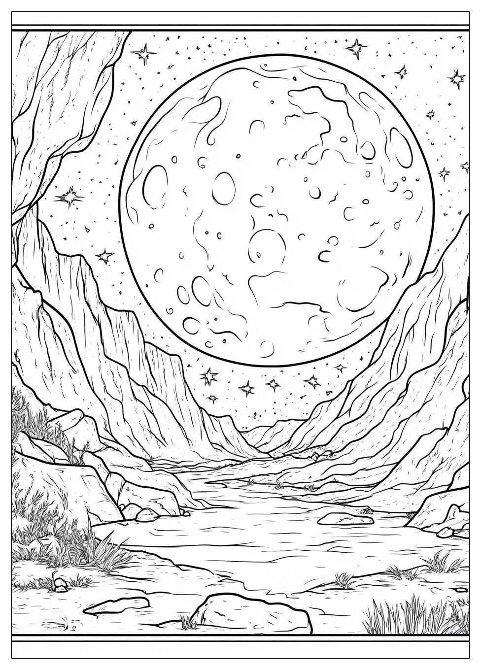 Mond Ausmalbilder 17