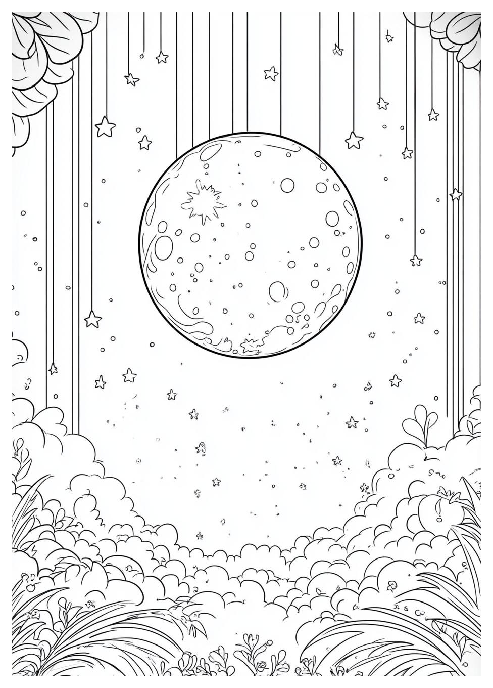 Mond Ausmalbilder 19