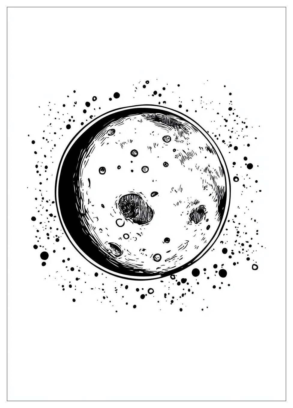 Mond Ausmalbilder 2