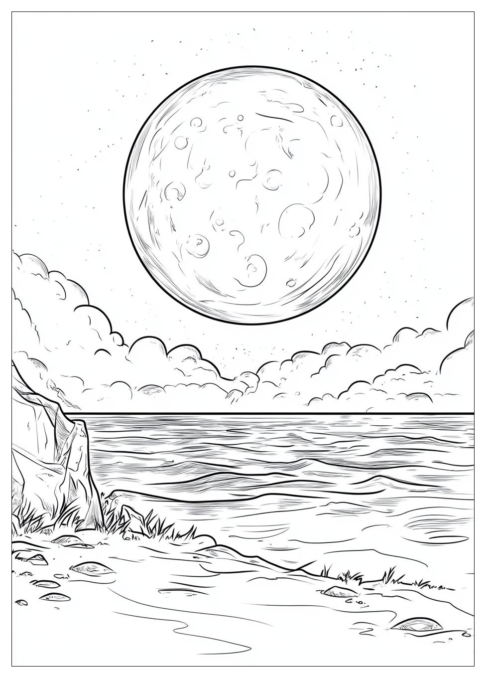 Mond Ausmalbilder 3